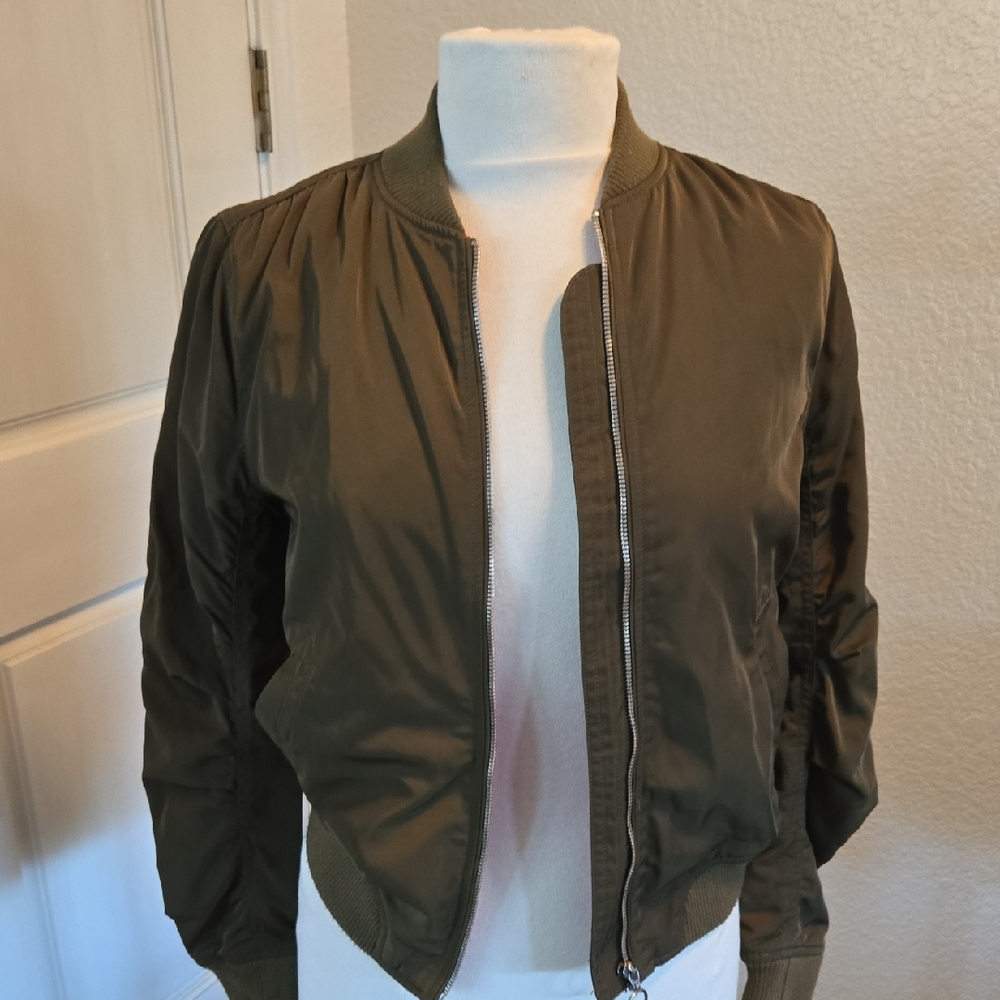 Cotton On Khaki Bomber Jacket for Women